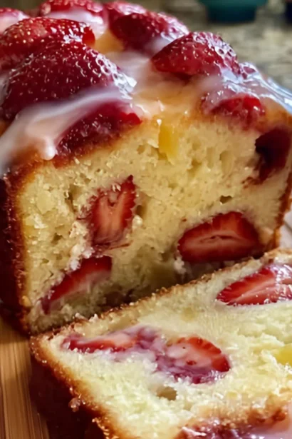 Easy Strawberry Pineapple Pound Cake Recipe