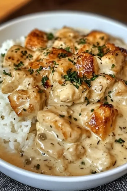 Easy Creamy Chicken and Rice Recipe