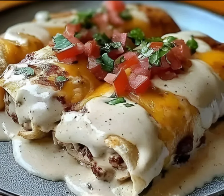 Jalapeño Popper Chicken Enchiladas Recipe