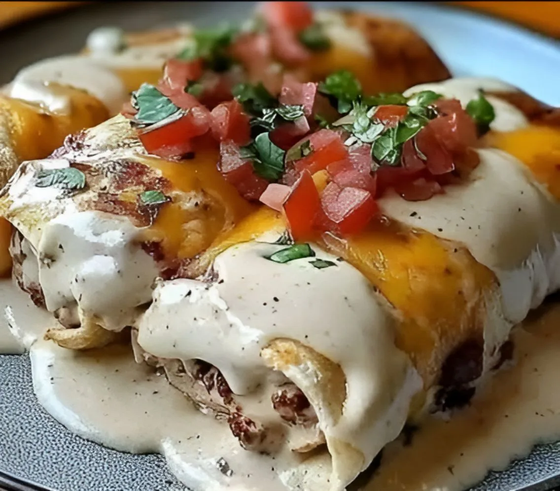 Jalapeño Popper Chicken Enchiladas Recipe