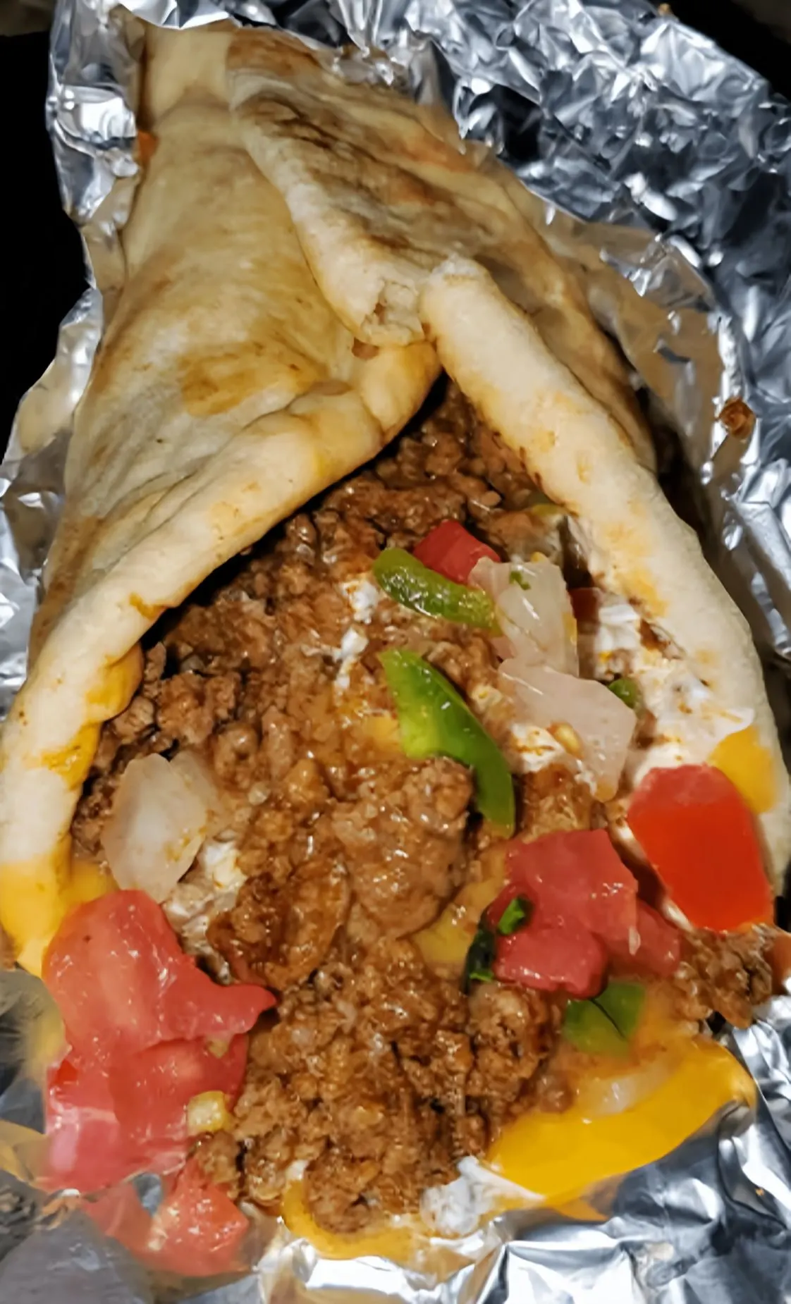 Easy Hamburger Peppers & Onion Gyros
