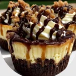 Easy Loaded Brownie Cheesecake Cups Recipe