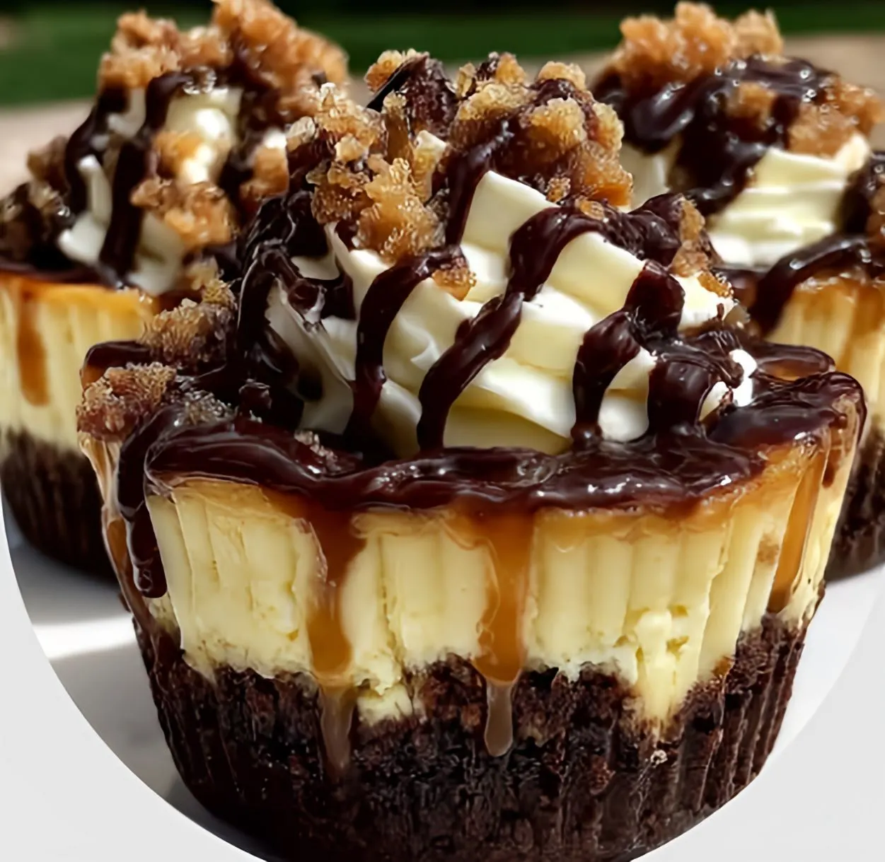 Easy Loaded Brownie Cheesecake Cups Recipe