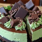 Easy Mint Chocolate Cheesecake Cake