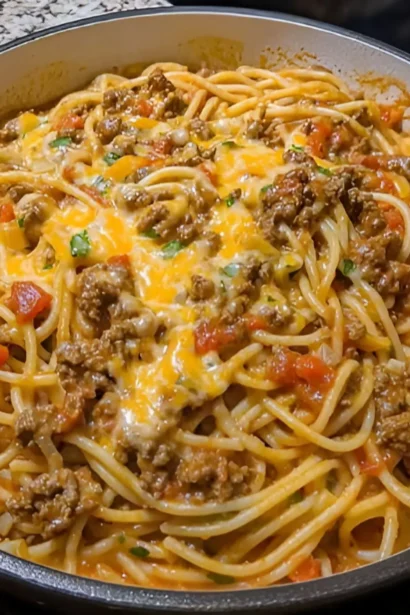 Easy Taco Spaghetti Recipe