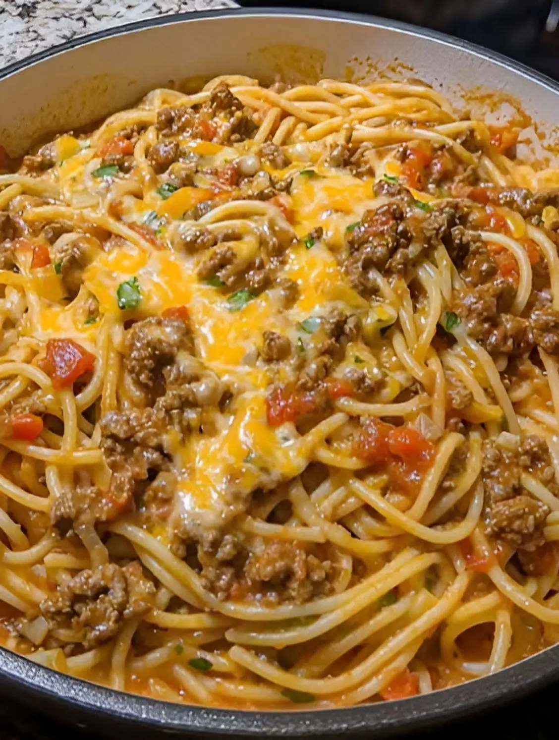 Easy Taco Spaghetti Recipe