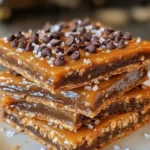No-Bake Salted Caramel Pretzel Bars