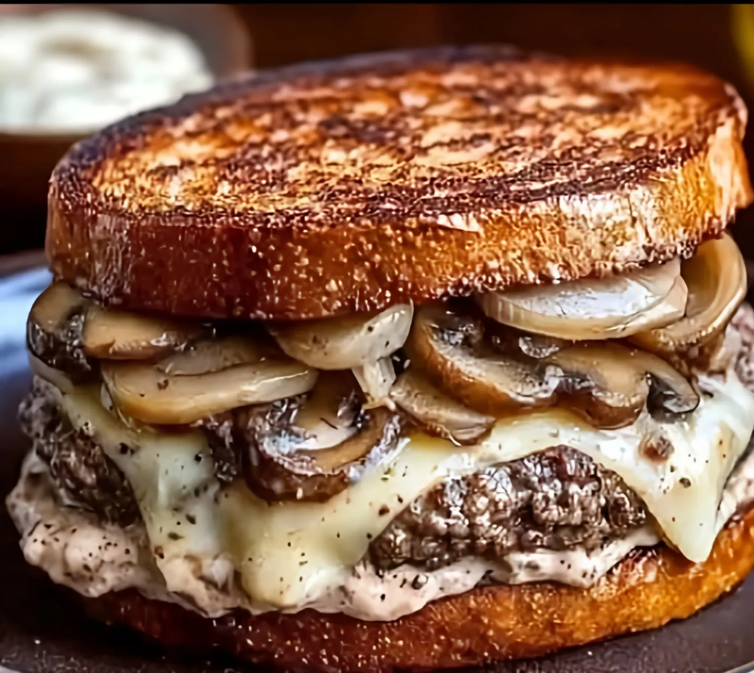 Swiss Mushroom Melt Delight