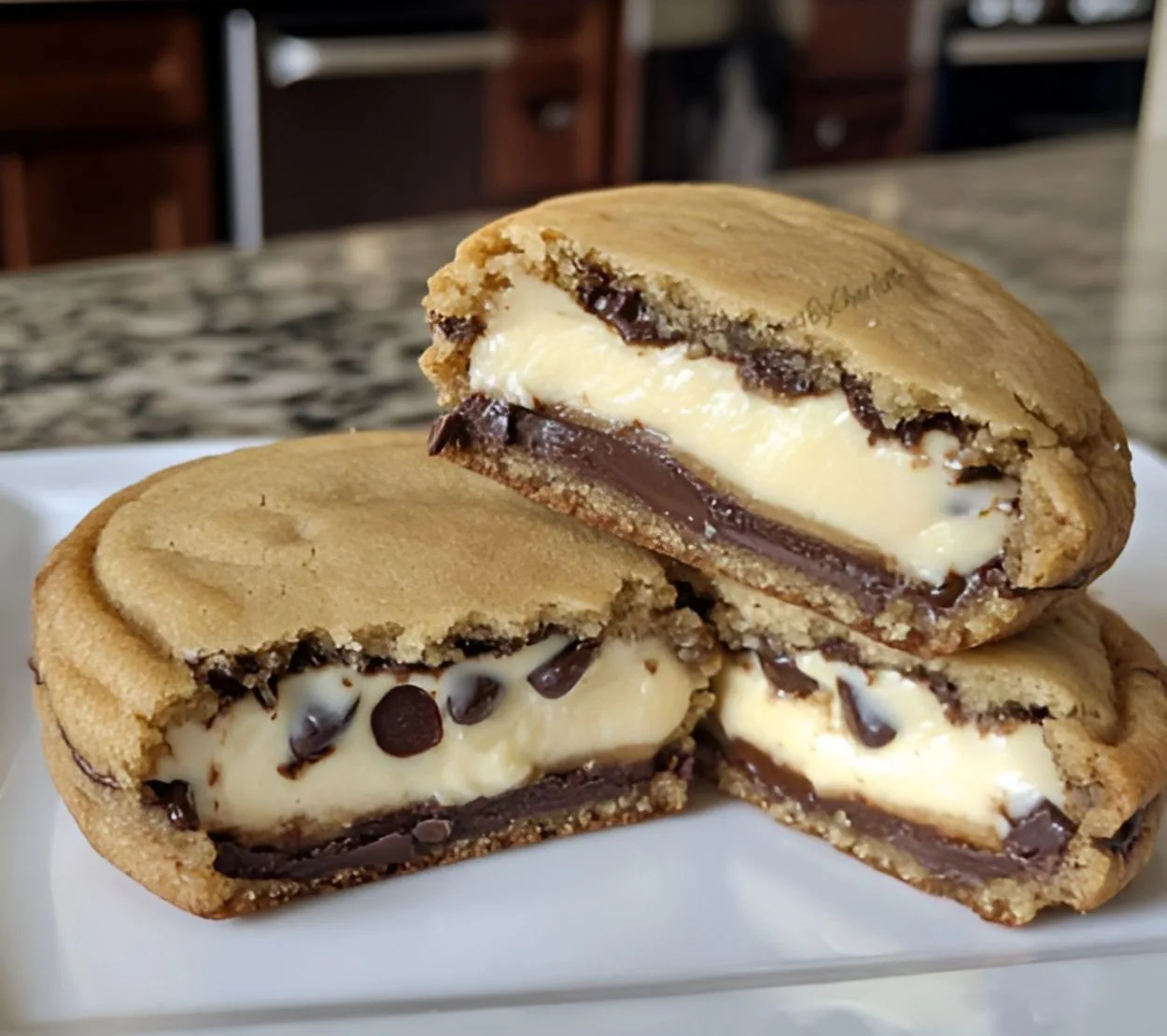 Easy Cheesecake Stuffed Chocolate Chip Cookies Recipe