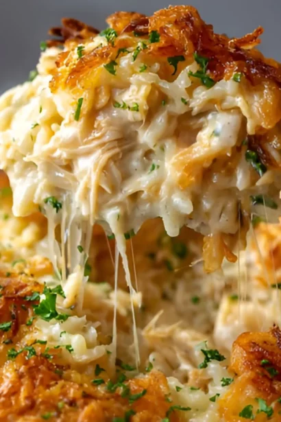 Easy French Onion Chicken Rice Casserole