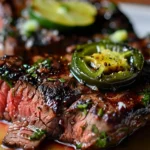 Easy Jalapeño Honey Tequila Steak with Lime Butter Recipe