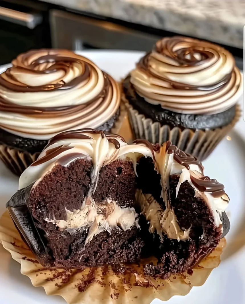 Chocolate Coffee Cream Cupcakes recipe