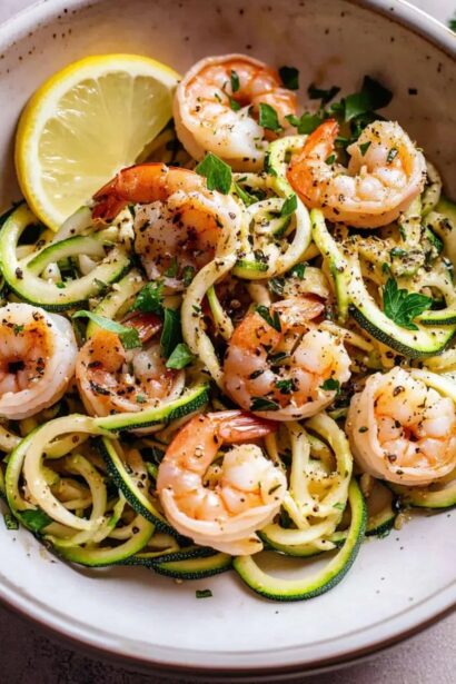 15-Minute Garlic Shrimp Zoodles: Irresistibly Delicious!