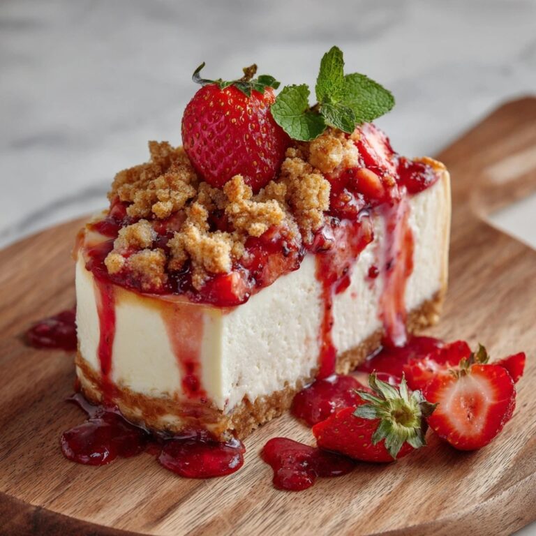 Berrylicious Strawberry Crunch Cheese Cake: The Ultimate Recipe to Try at Home