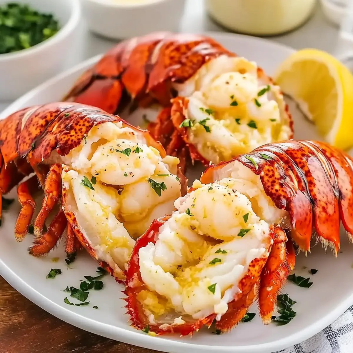 Boiled Lobster Tails with Garlic Lemon Butter: Easy Gourmet Delight