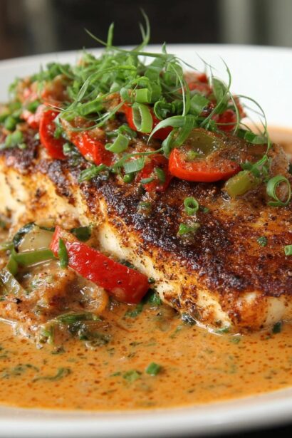 Bold Cajun Red Snapper with Garlic Creole Sauce