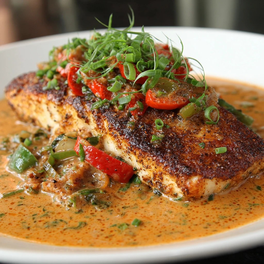 Bold Cajun Red Snapper with Garlic Creole Sauce