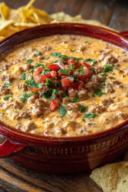 Cheesy Sausage Rotel Dip