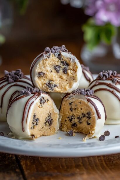 Chocolate Chip Cookie Dough Truffles