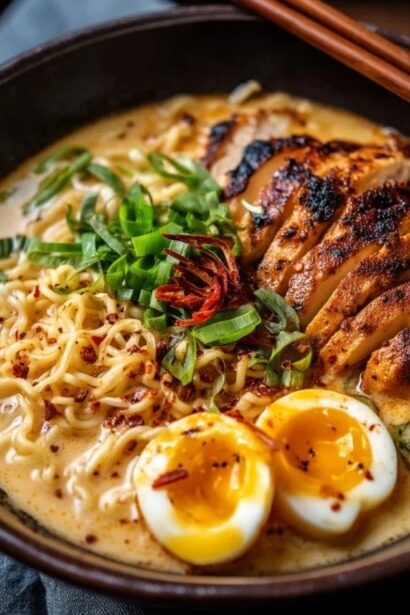 Creamy Garlic Chicken Ramen – Ultimate Recipe