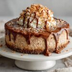 Decadent No-Bake German Chocolate Cheesecake