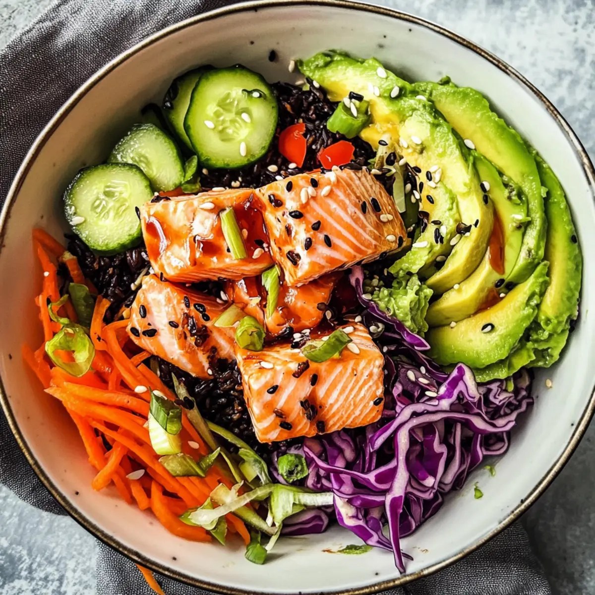 Delicious Healthy Teriyaki Salmon Bowl for Easy Meal Prep