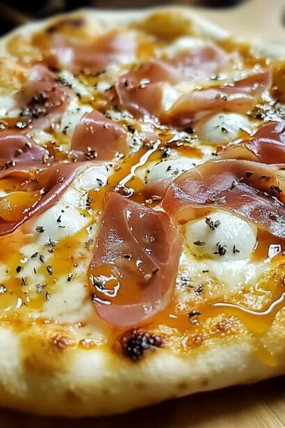 Delicious White Pizza with Prosciutto & Hot Honey in 30 Minutes