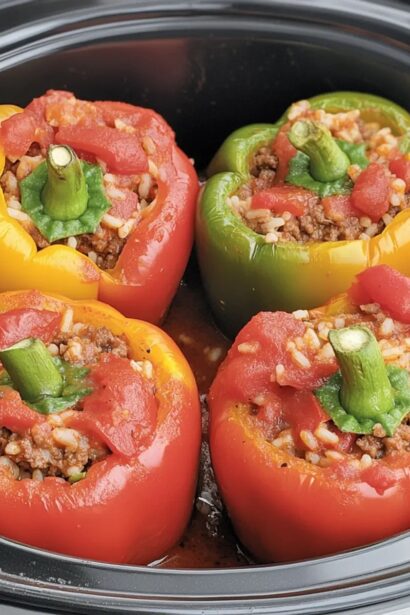 Easy Crock Pot Stuffed Peppers: Delicious Comfort Food