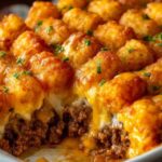 Easy Ground Beef Tater Tot Casserole Recipe