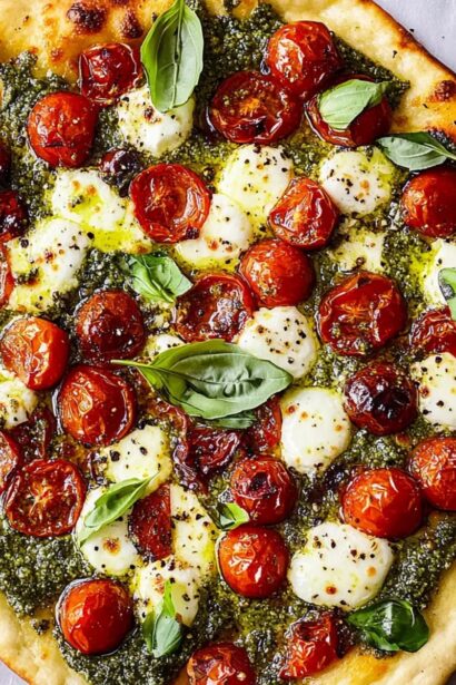 Easy Pesto Pizza: Delicious Summer Flavor in Every Bite