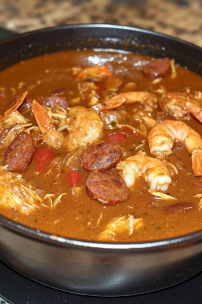 Easy Slow Cooker Keto Gumbo