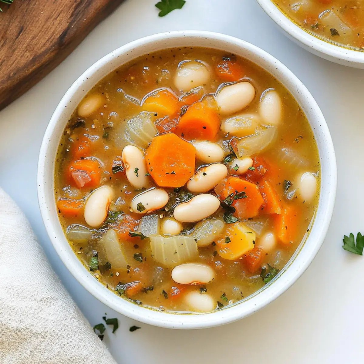 Easy Slow Cooker Vegetable Bean Soup