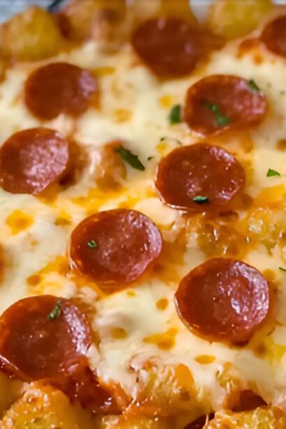 Easy Tater Tot Pizza Casserole Recipe