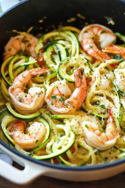 Easy Zucchini Shrimp Scampi for a Delicious Low-Carb Meal