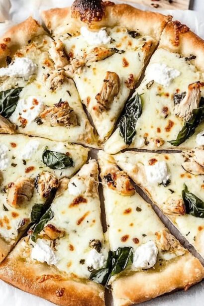 Irresistible Garlic Chicken White Pizza for Easy Weeknight Dinners