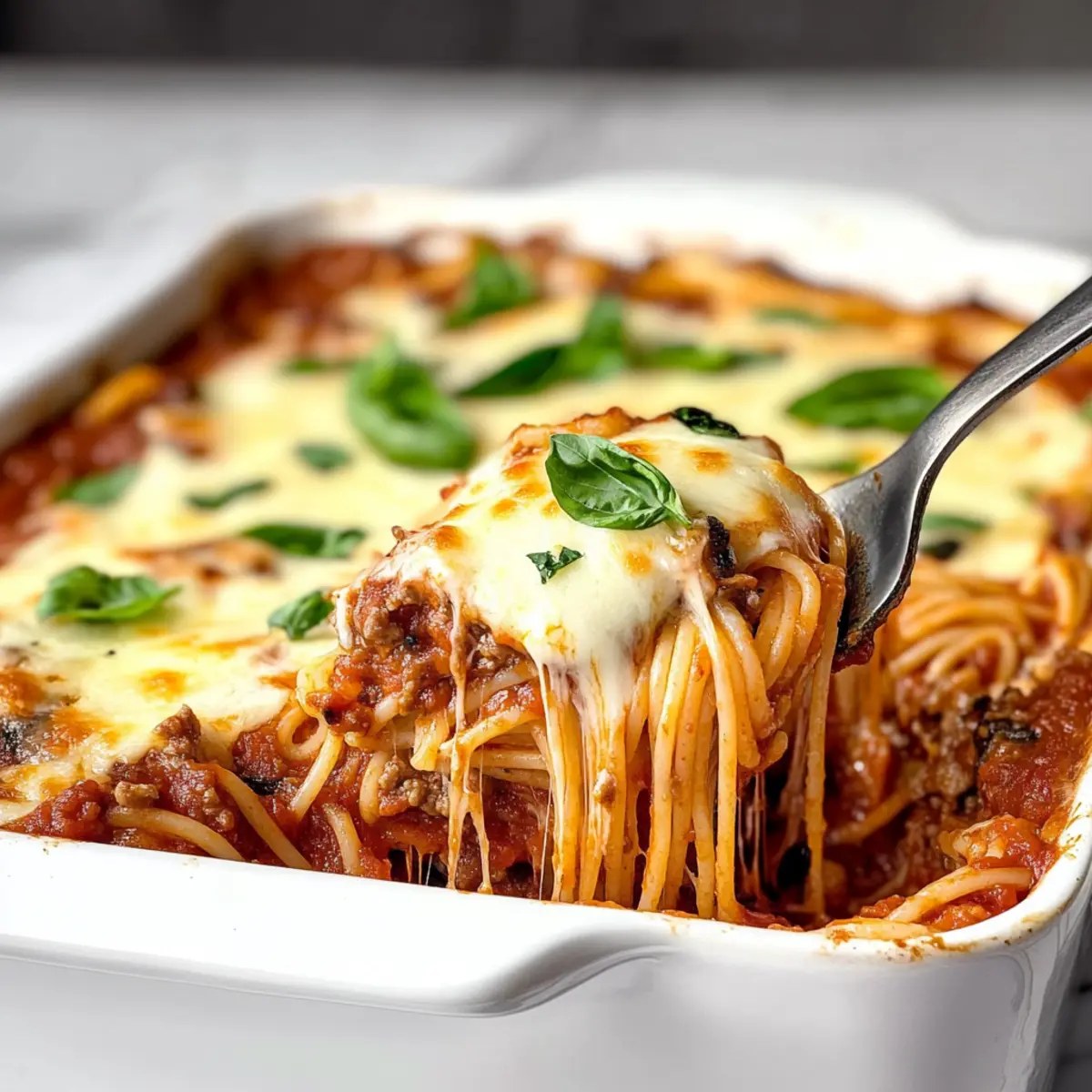 Irresistible High Protein Spaghetti Casserole for Comfort