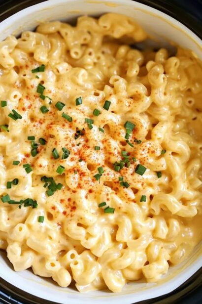 Irresistible Slow Cooker Four Cheese Mac and Cheese Recipe