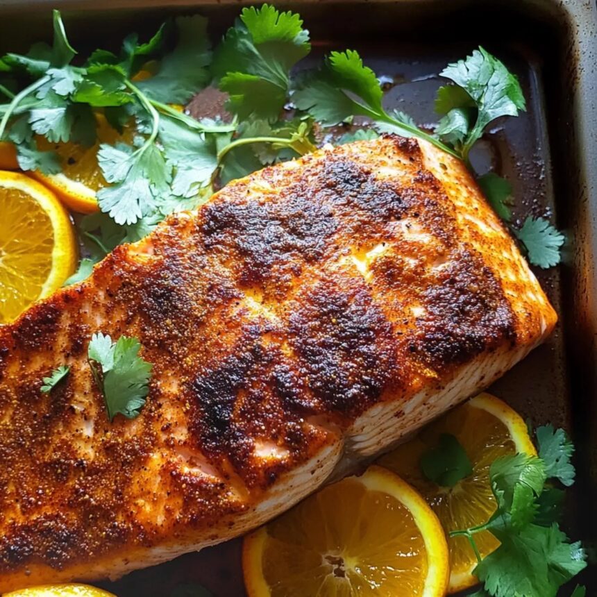 Irresistible Spanish-Style Spicy Salmon with Orange