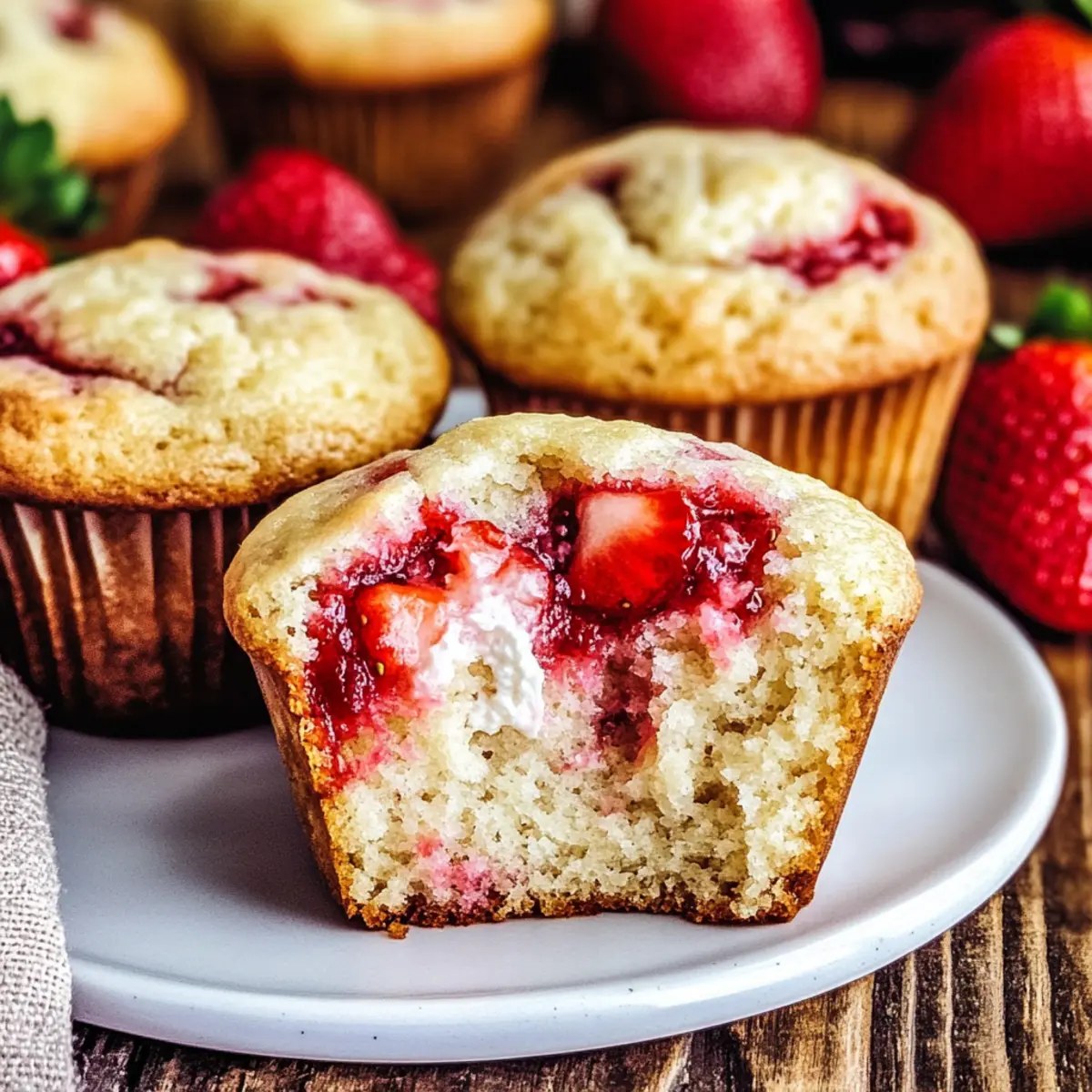Irresistible Strawberry Cream Cheese Muffins for Brunch