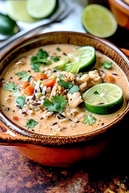 Irresistible Thai Soup with Chicken and Wild Rice Recipe