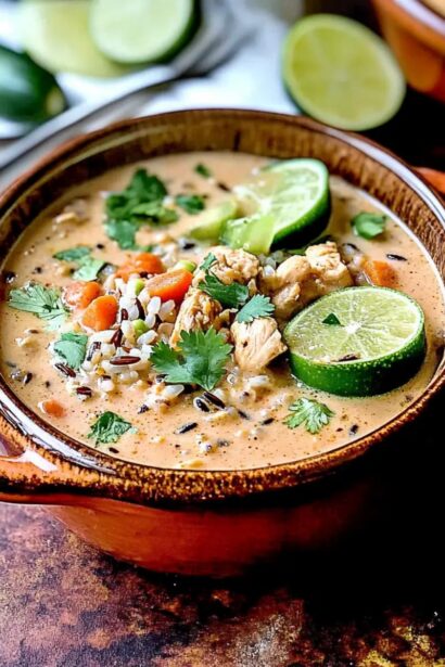Irresistible Thai Soup with Chicken and Wild Rice Recipe