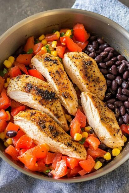 Irresistibly Healthy Southwestern Chicken Bowls for Meal Prep