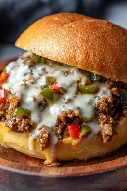Philly Cheesesteak Sloppy Joes