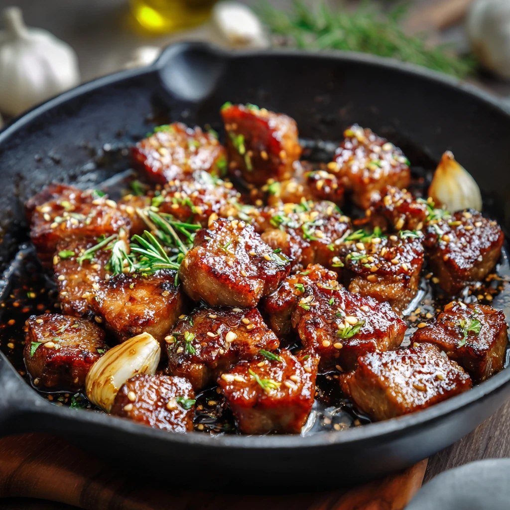 Savory Honey Garlic Glazed Pork