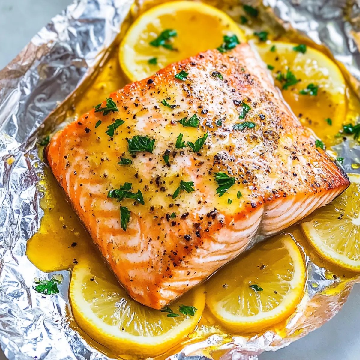 Sheet Pan Lemon Garlic Butter Salmon
