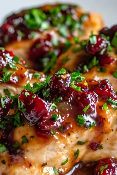 Slow Cooker Cranberry Chicken