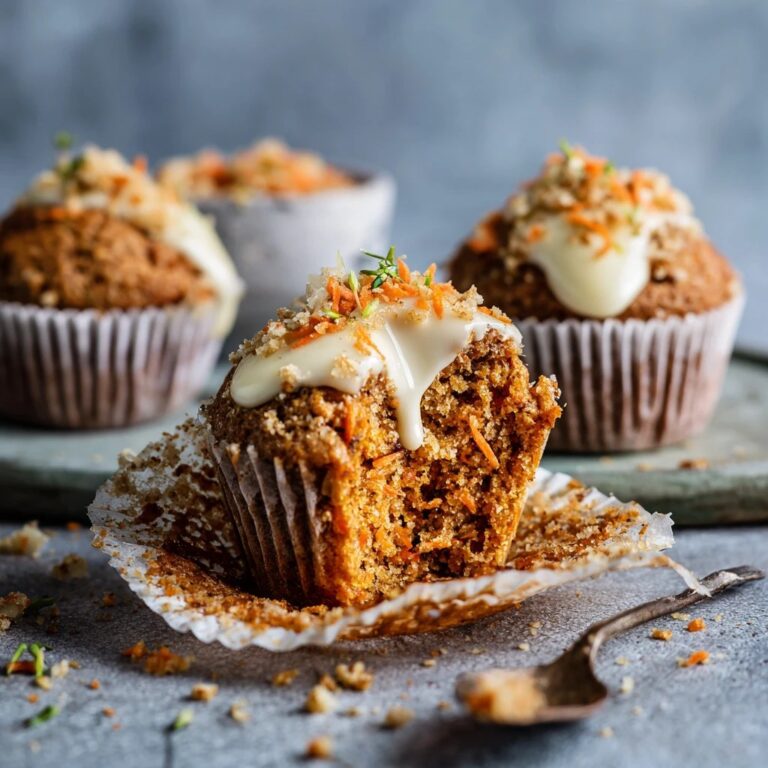 Spiced Carrot Cake Muffins