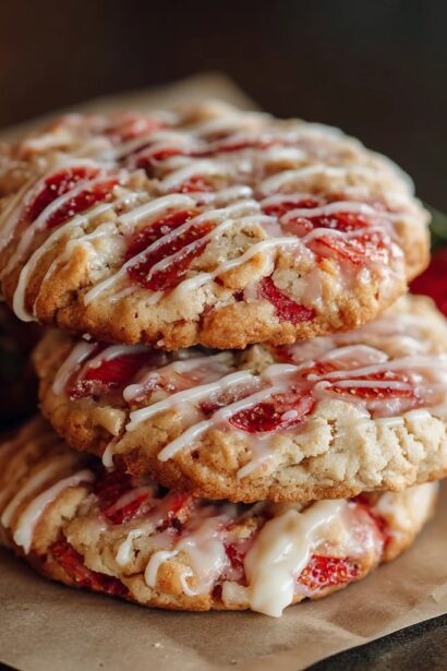 Strawberry Cheesecake Cookies