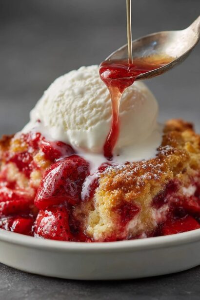 Strawberry Cream Cheese Cobbler Recipe