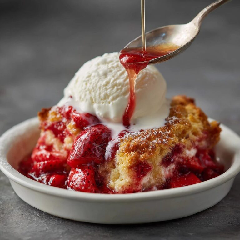 Strawberry Cream Cheese Cobbler Recipe
